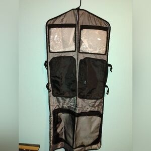 Thirty-One Black and Gray Hanging Garment Bag